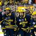 The Michigan team celebrates a score in the game against Miami on Saturday, March 23. Daniel Brenner I AnnArbor.com